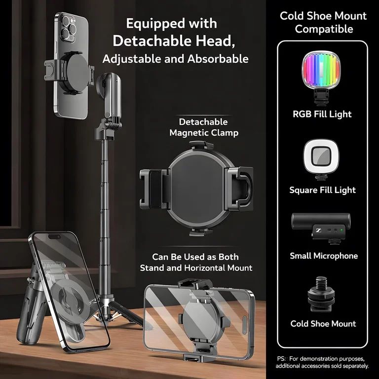 Magnetic Mini Selfie Stick